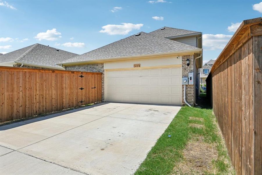 Front exterior of a new home in , Garland, TX, highlighting curb appeal (Image 2). Front exterior of a new home in , Garland, TX, highlighting curb appeal (Image 2).