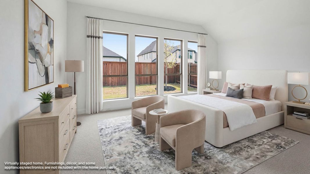 Furnished interior view inside a new home in Cambridge Crossing, Celina (Image 9).