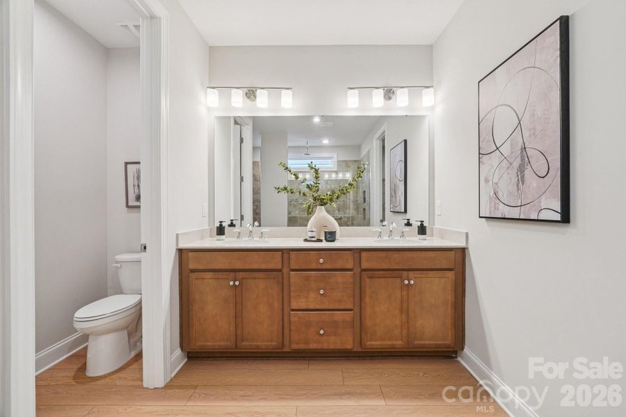 Furnished interior view inside a new home in , Charlotte (Image 30).