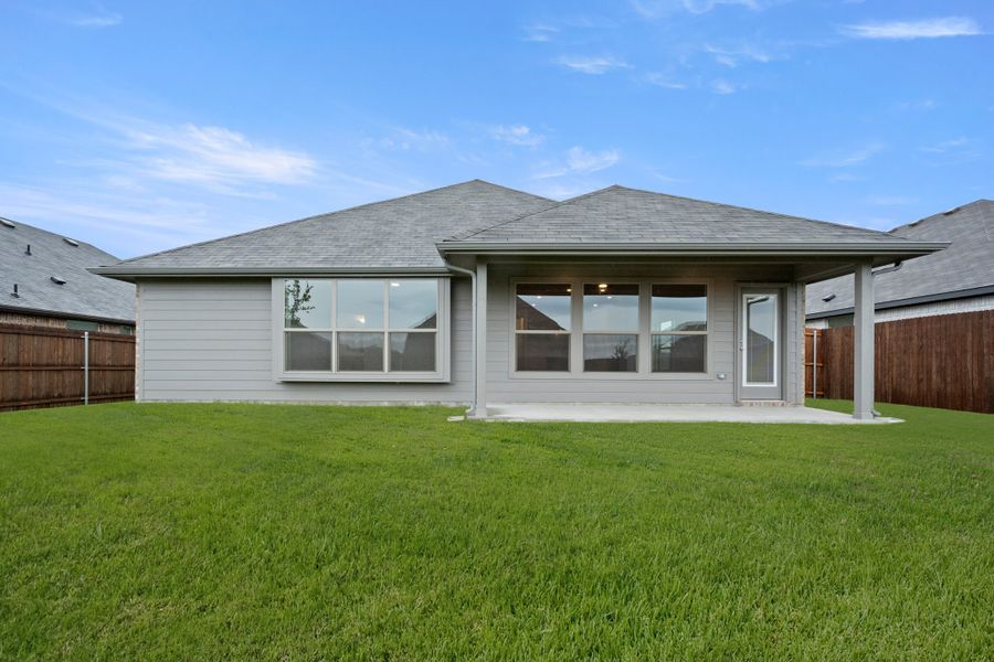 Exterior details and patio area of a home in Chisholm Hills, Cleburne (Image 4). Exterior details and patio area of a home in Chisholm Hills, Cleburne (Image 4).