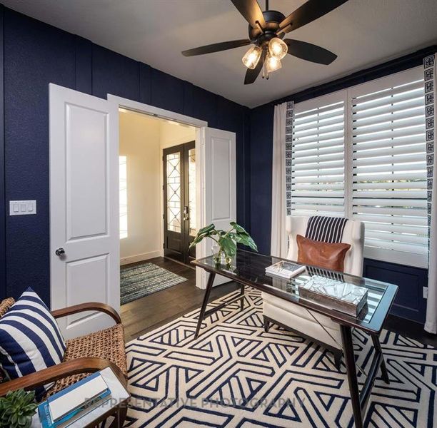 Furnished interior view inside a new home in Quail Hollow: 72ft. lots, Rockwall (Image 6).