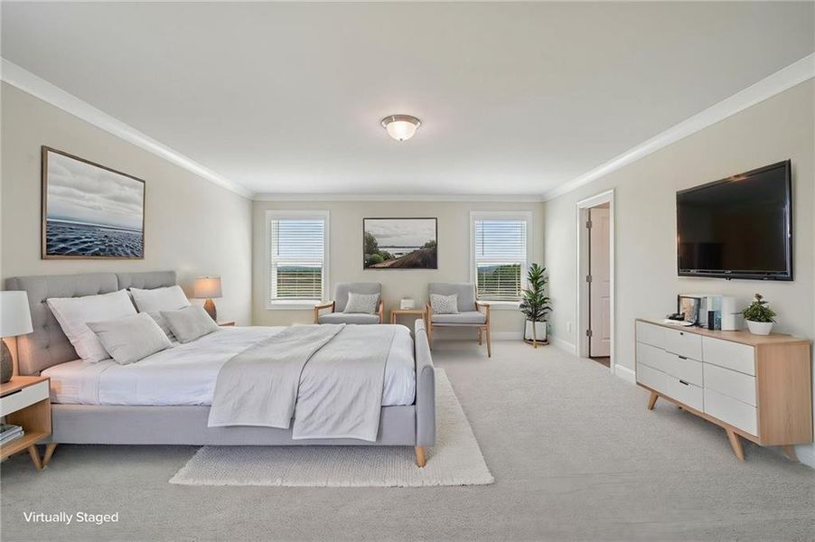Furnished interior view inside a new home in River Pointe, Monroe (Image 12).