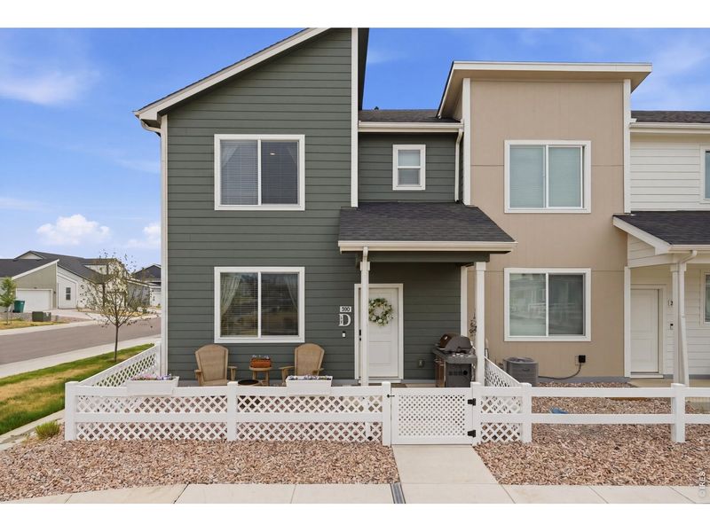 Exterior details and patio area of a home in , Evans (Image 22).