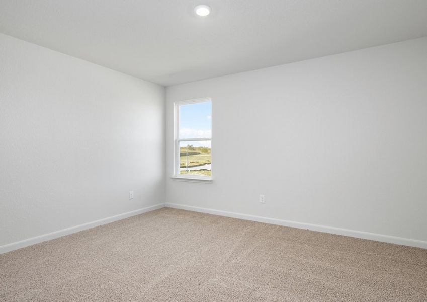 The secondary bedrooms are a perfect space for childrens bedrooms and guest rooms.