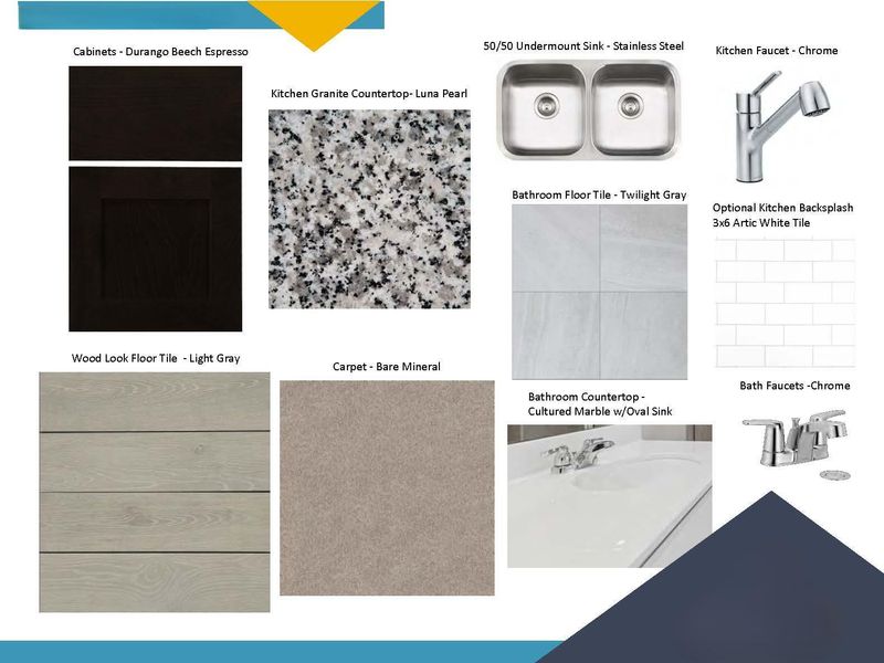 Sample of building materials used in homes in Carillon, Manor (Image 3).