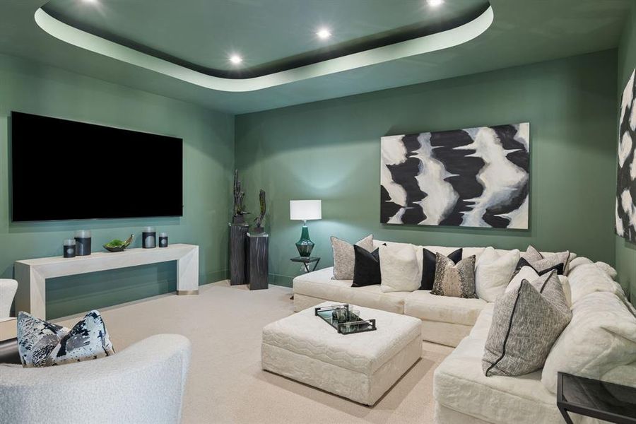 Furnished interior view inside a new home in , Southlake (Image 16).