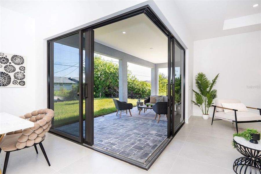Exterior details and patio area of a home in , Englewood (Image 28). Exterior details and patio area of a home in , Englewood (Image 28).
