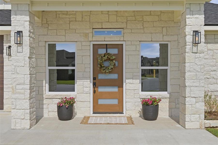Exterior details and patio area of a home in , Waco (Image 3). Exterior details and patio area of a home in , Waco (Image 3).