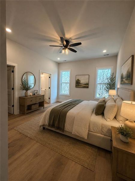 Furnished interior view inside a new home in , Gainesville (Image 9).