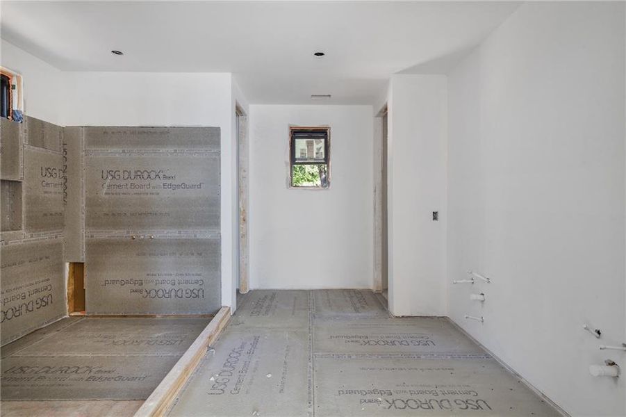 In-progress construction of a new home in , Brookhaven, GA (Image 4).