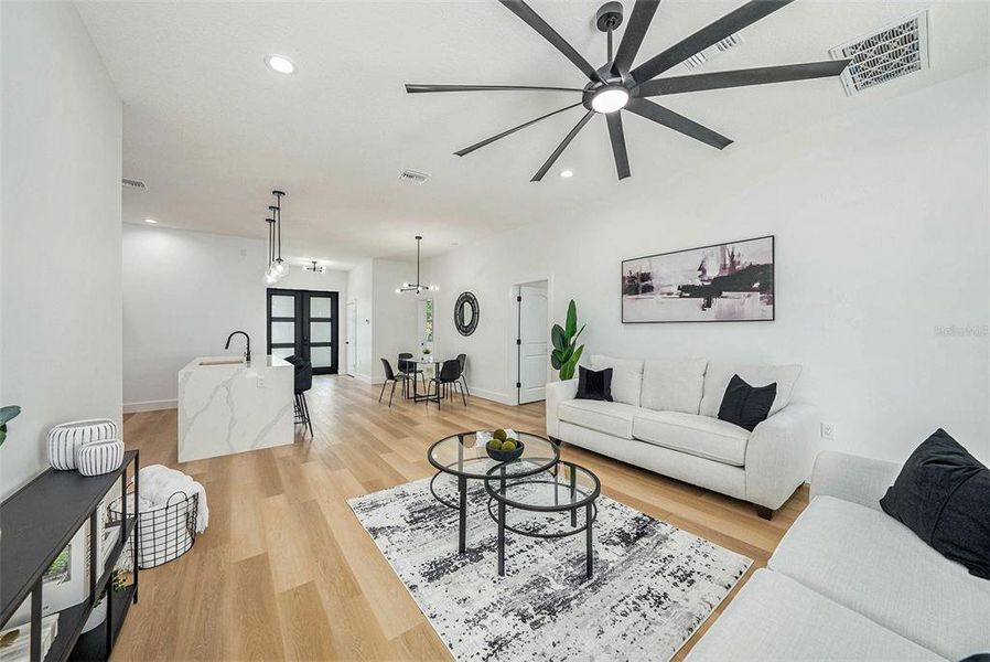 Furnished interior view inside a new home in , St. Petersburg (Image 15). Furnished interior view inside a new home in , St. Petersburg (Image 15).