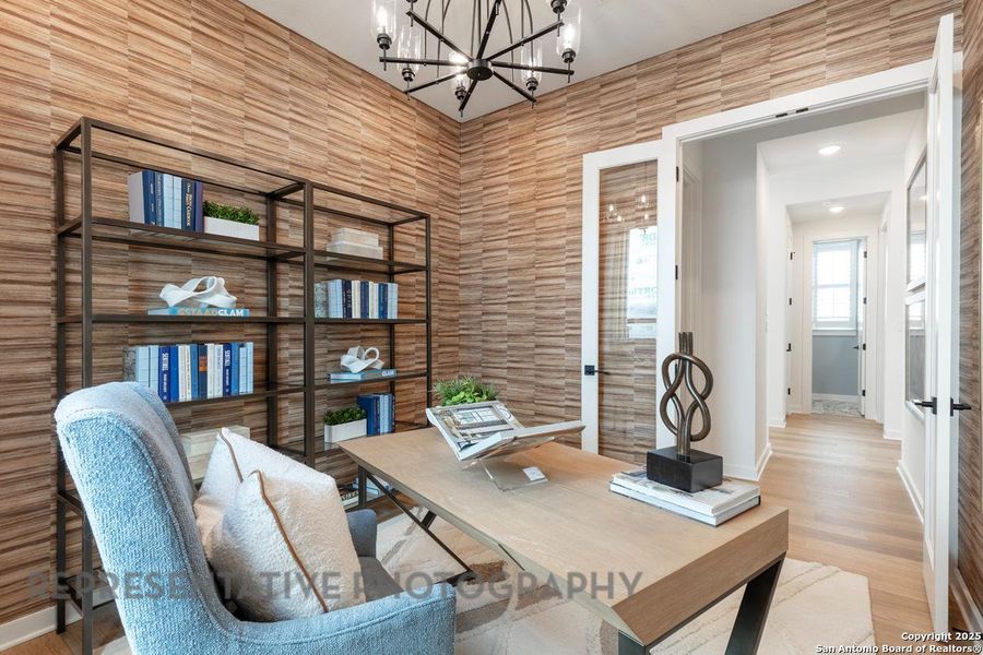 Furnished interior view inside a new home in Homestead, Schertz (Image 3).