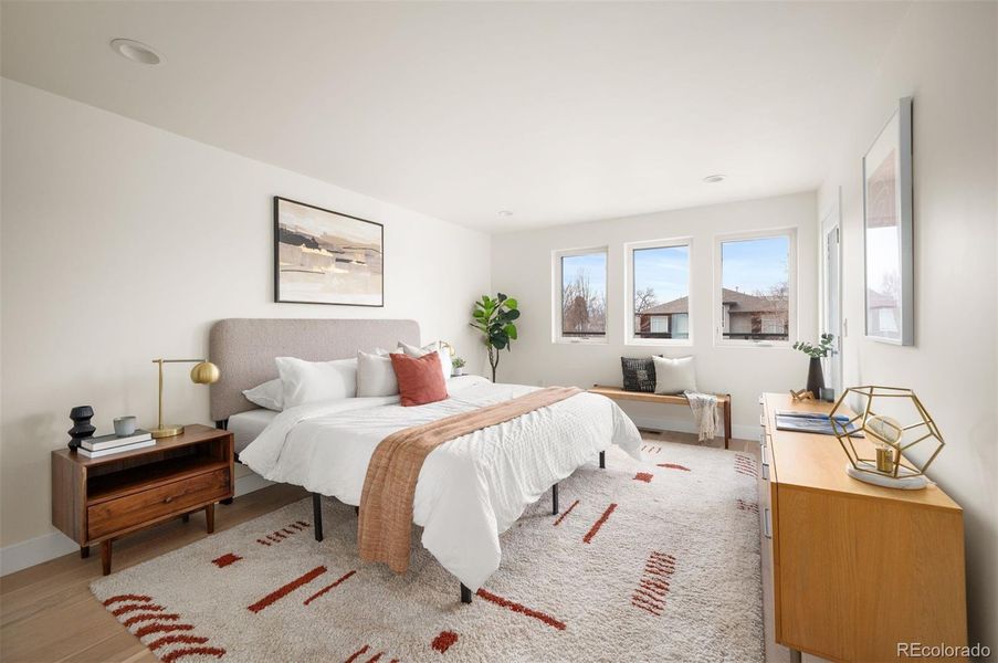 Furnished interior view inside a new home in , Denver (Image 25).