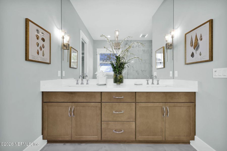 Furnished interior view inside a new home in , Ponte Vedra (Image 45).