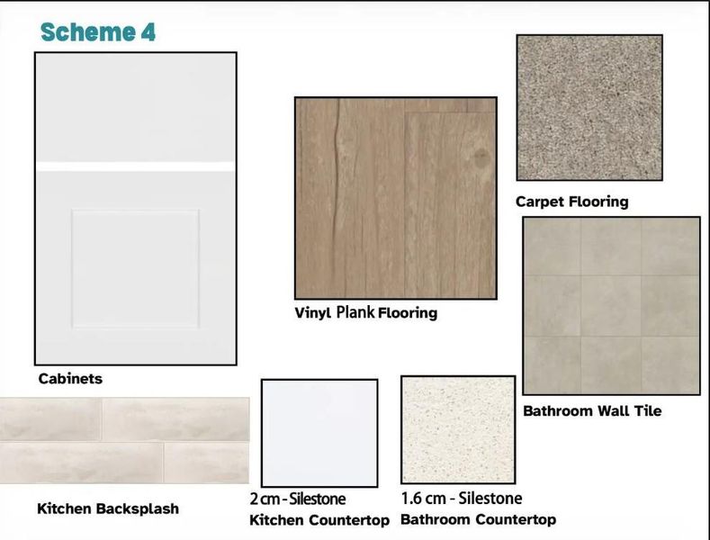 Interior Scheme Representative Interior Scheme Representative