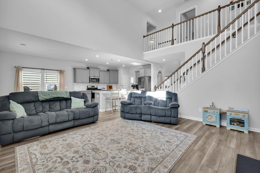 Furnished interior view inside a new home in , Summerville (Image 14). Furnished interior view inside a new home in , Summerville (Image 14).