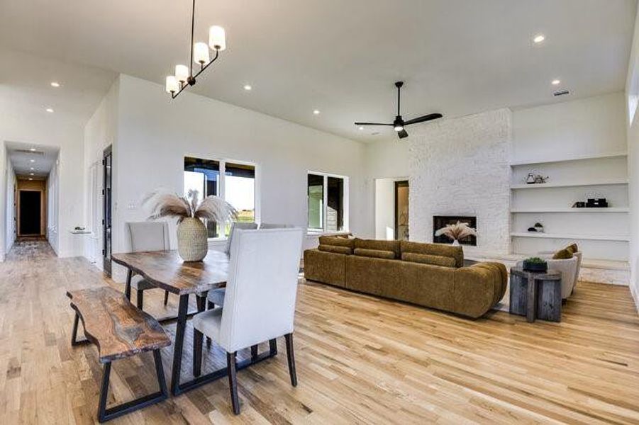 Furnished interior view inside a new home in , Midlothian (Image 8). Furnished interior view inside a new home in , Midlothian (Image 8).