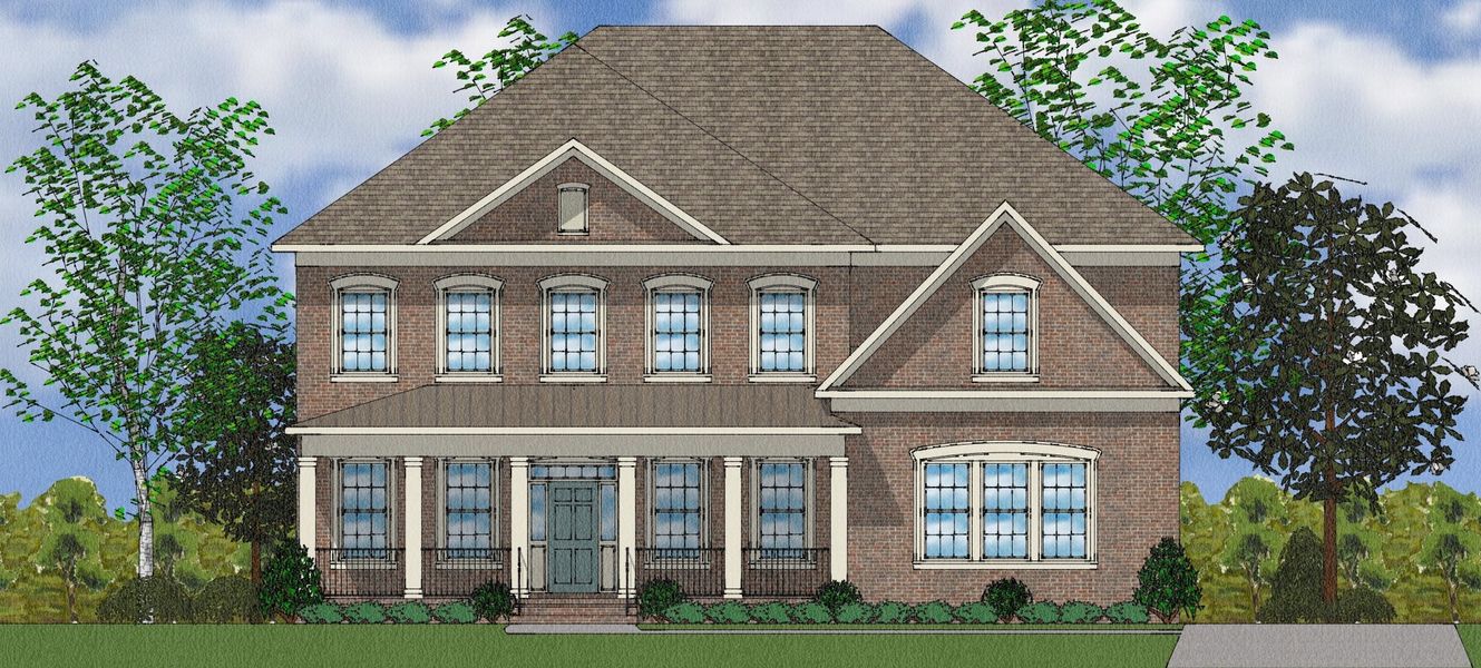 Representative exterior photo of a completed home built from the McKenna II - Elite Collection by Mungo Homes in Suter Estates, Easley, SC (Image 23).