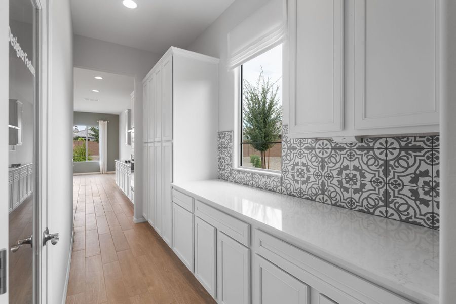 Furnished interior view inside a new home in Harvest - Enchantment Series, Queen Creek (Image 29).