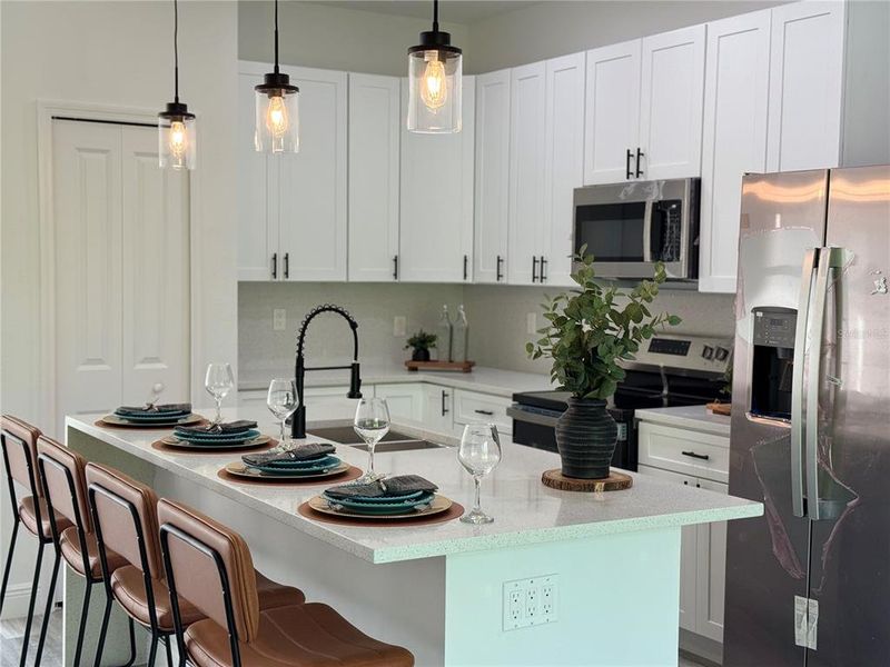 Furnished interior view inside a new home in , Ocala (Image 10).