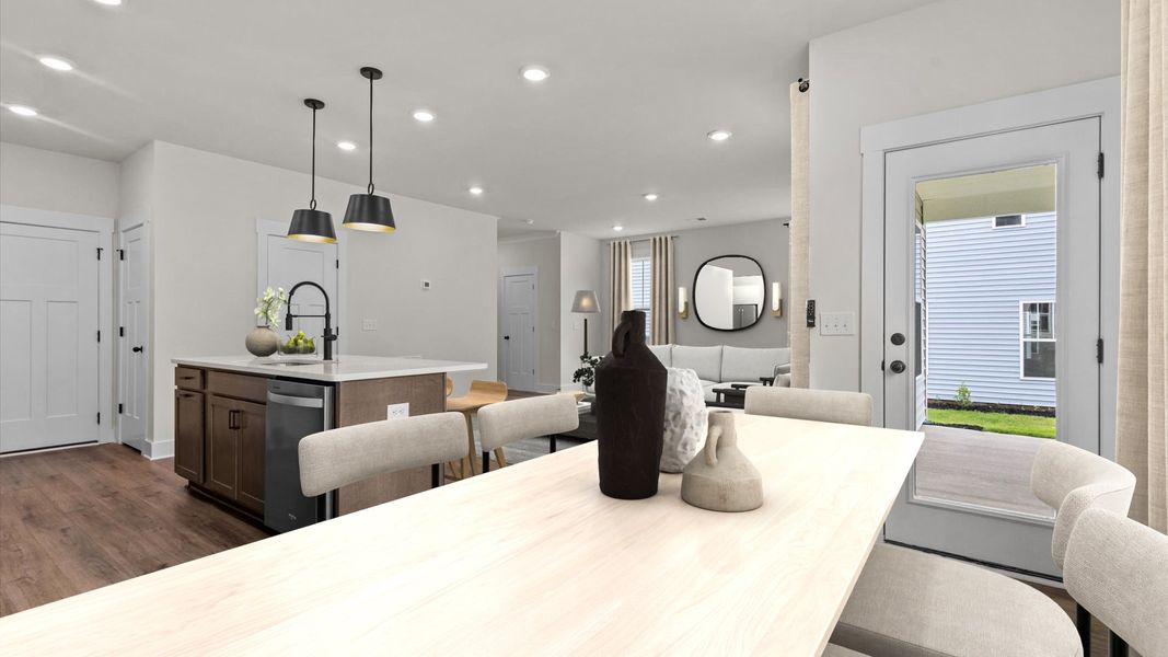 Representative furnished interior of a home built from the Beramont by DRB Homes in Pleasant Falls, Moore (Image 18).