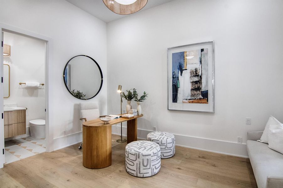 Furnished interior view inside a new home in , Wellington (Image 79).