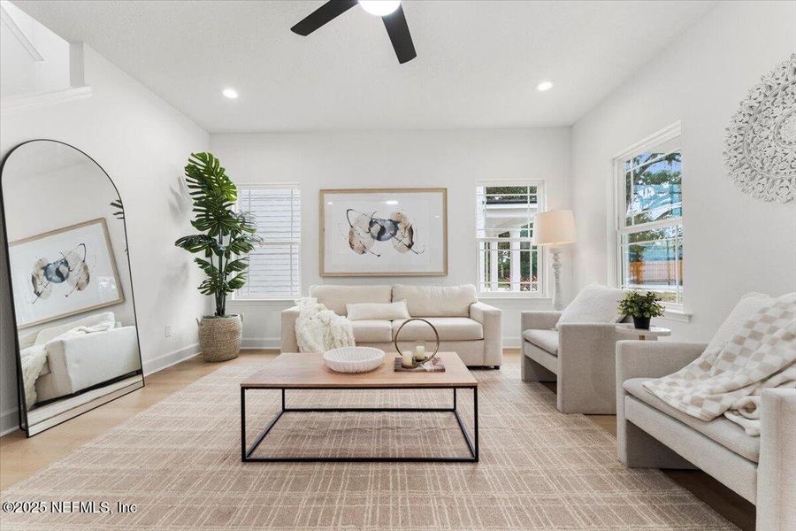 Furnished interior view inside a new home in , Fleming Island (Image 27).