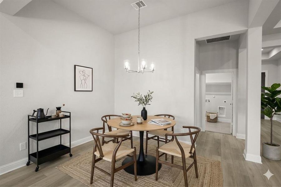 Furnished interior view inside a new home in The Retreat - Phase 1, Waxahachie (Image 17). Furnished interior view inside a new home in The Retreat - Phase 1, Waxahachie (Image 17).