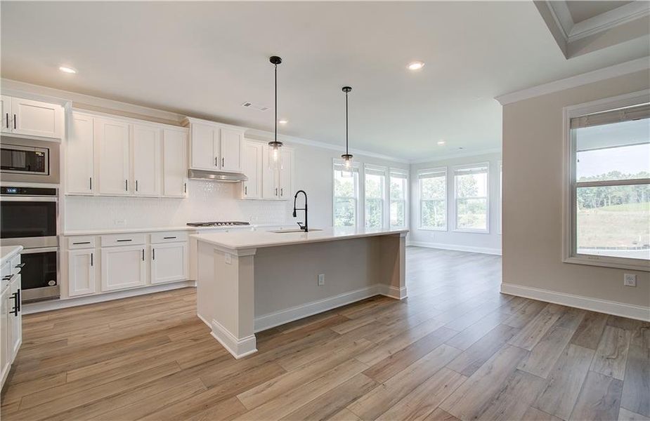 Furnished interior view inside a new home in Mallard’s Landing, Jefferson (Image 4).