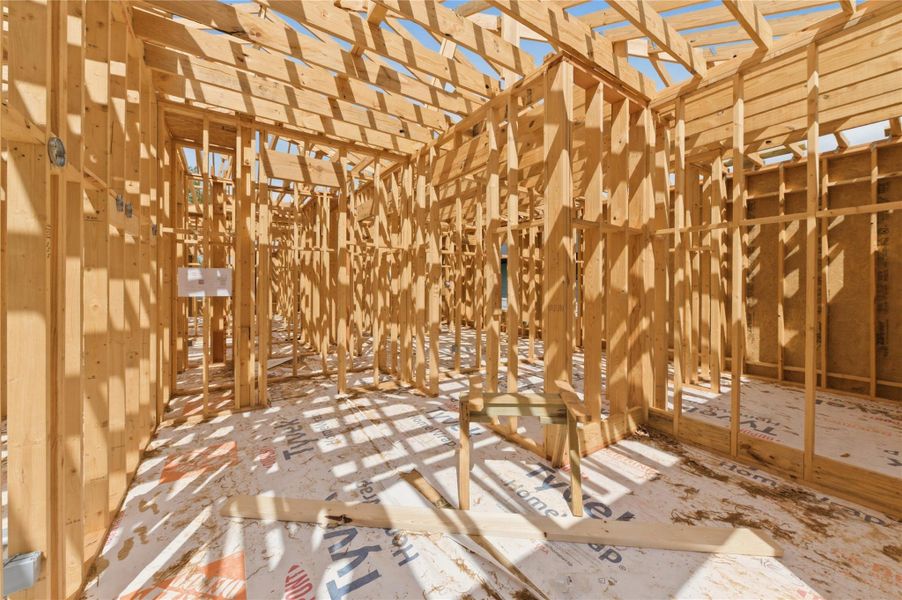 In-progress construction of a new home in , Houston, TX (Image 27).