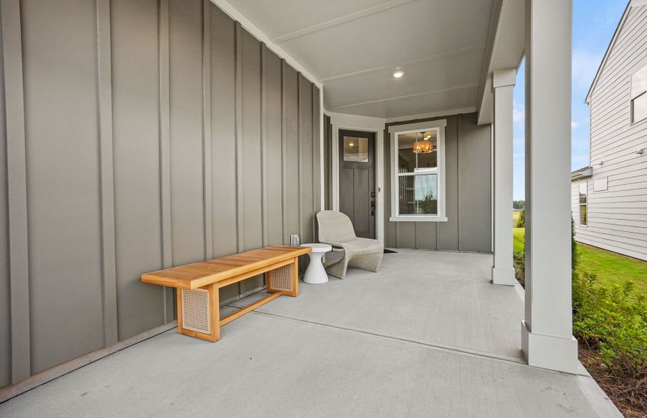 Representative exterior details of a home built from the Contour by Del Webb in Carolina Riverside, Belmont (Image 2). Representative exterior details of a home built from the Contour by Del Webb in Carolina Riverside, Belmont (Image 2).