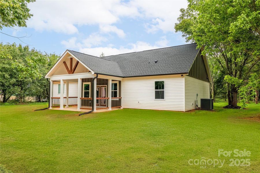 Exterior details and patio area of a home in , Shelby (Image 2).