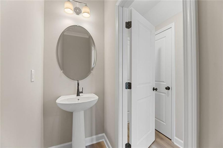 Furnished interior view inside a new home in River Walk Place, Lawrenceville (Image 6).