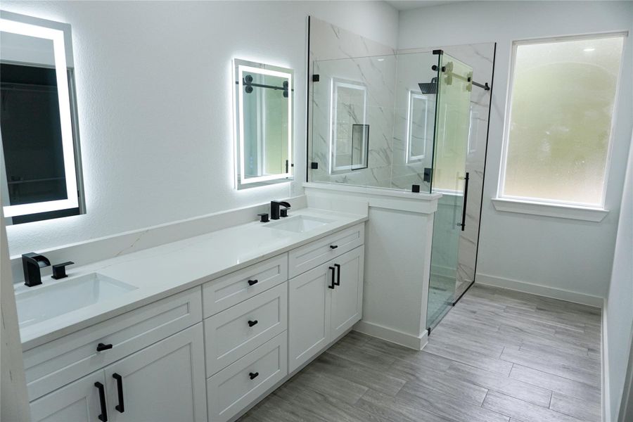 Furnished interior view inside a new home in , Cleveland (Image 8).