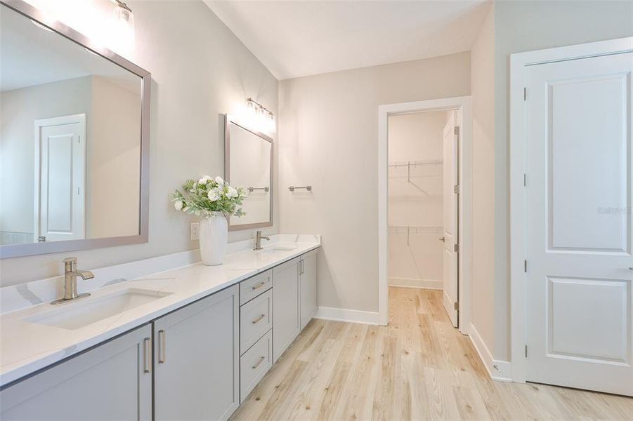 Furnished interior view inside a new home in Bella Terra, Hudson (Image 38).