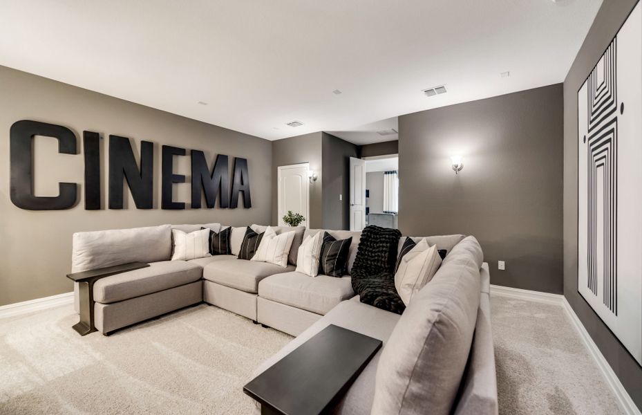 Representative furnished interior of a home built from the Wheeler by Pulte Homes in Wellington, Fort Worth (Image 10).