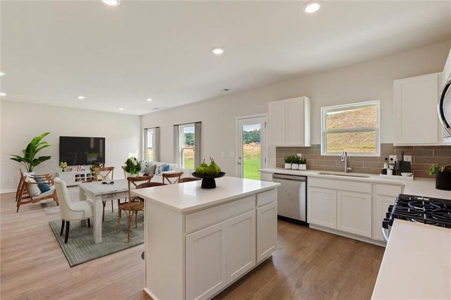 Furnished interior view inside a new home in , Calhoun (Image 4).