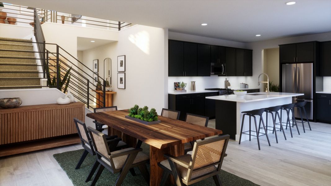 Representative furnished interior of a home built from the Raven by Trumark Homes in Trumark Homes at Tanterra, Parker (Image 7).