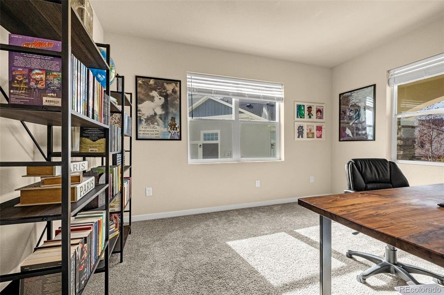Furnished interior view inside a new home in , Colorado Springs (Image 35). Furnished interior view inside a new home in , Colorado Springs (Image 35).