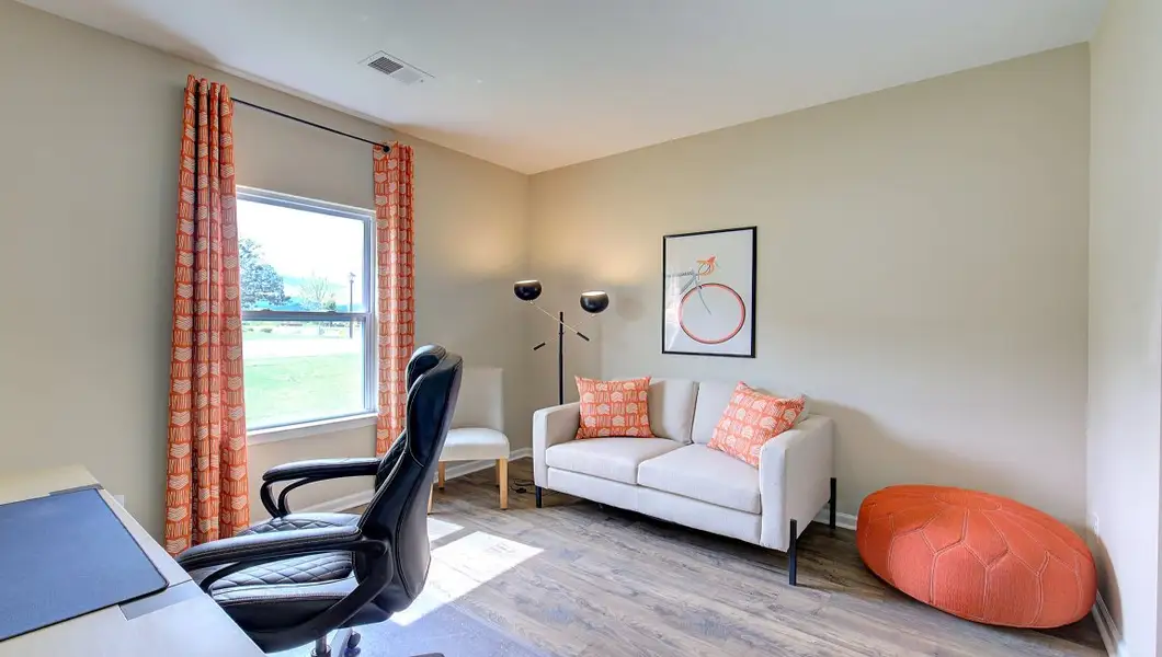 Furnished interior view inside a new home in Tap Root Farms, Fletcher (Image 33). Furnished interior view inside a new home in Tap Root Farms, Fletcher (Image 33).