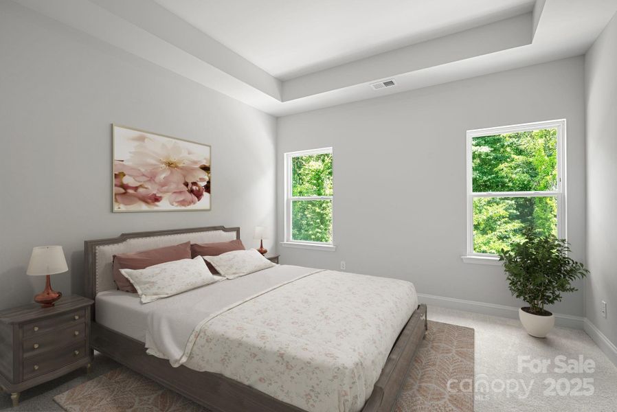 Furnished interior view inside a new home in , Asheville (Image 12).