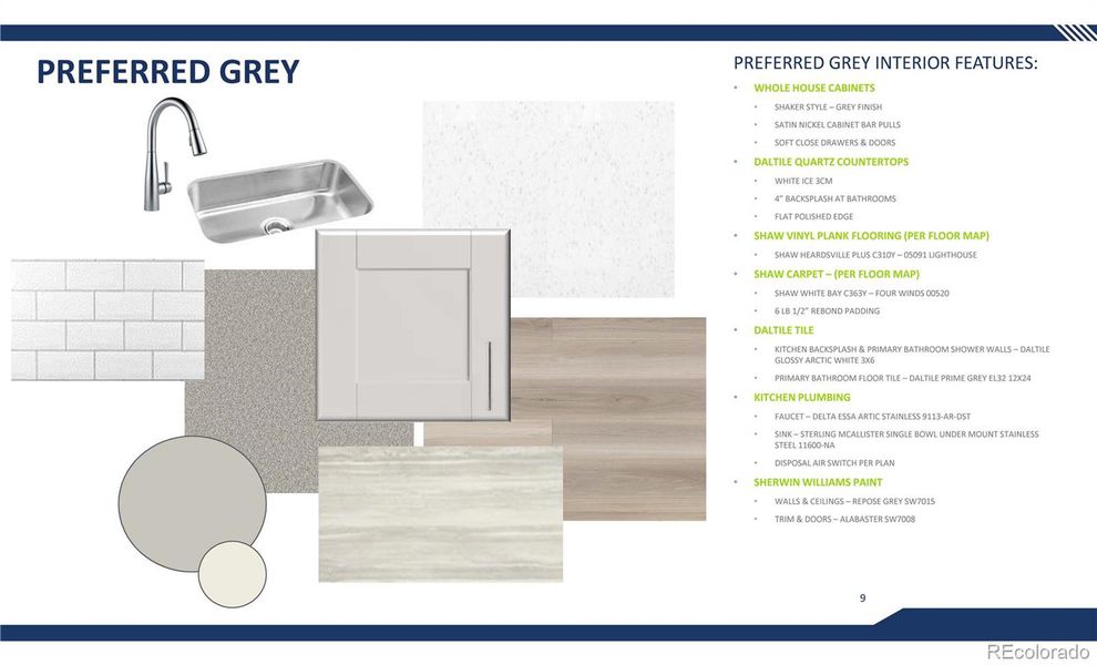 Sample of building materials used in homes in , Aurora (Image 33).