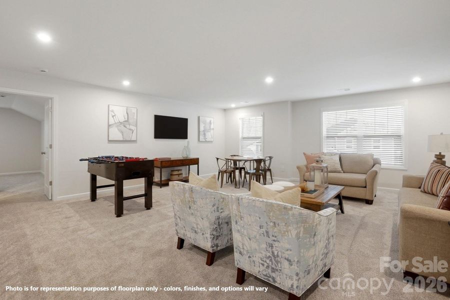 Photo is for representation purposes of floorplan only - colors, finishes, and options will vary