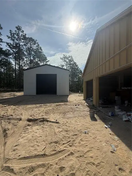 In-progress construction of a new home in , Dunnellon, FL (Image 4).