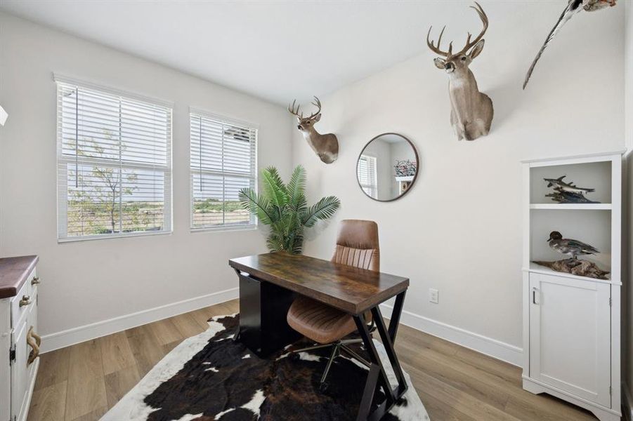 Furnished interior view inside a new home in , Fate (Image 11).