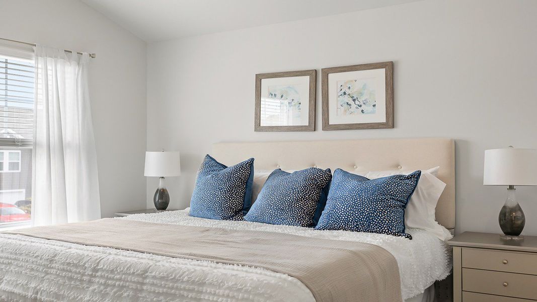 Furnished interior view inside a new home in Carolina Groves Townhomes, Moncks Corner (Image 15).