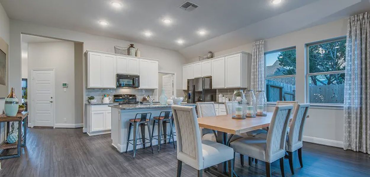 Representative furnished interior of a home built from the Asher by Chesmar Homes in Stillwater Ranch, San Antonio (Image 5).