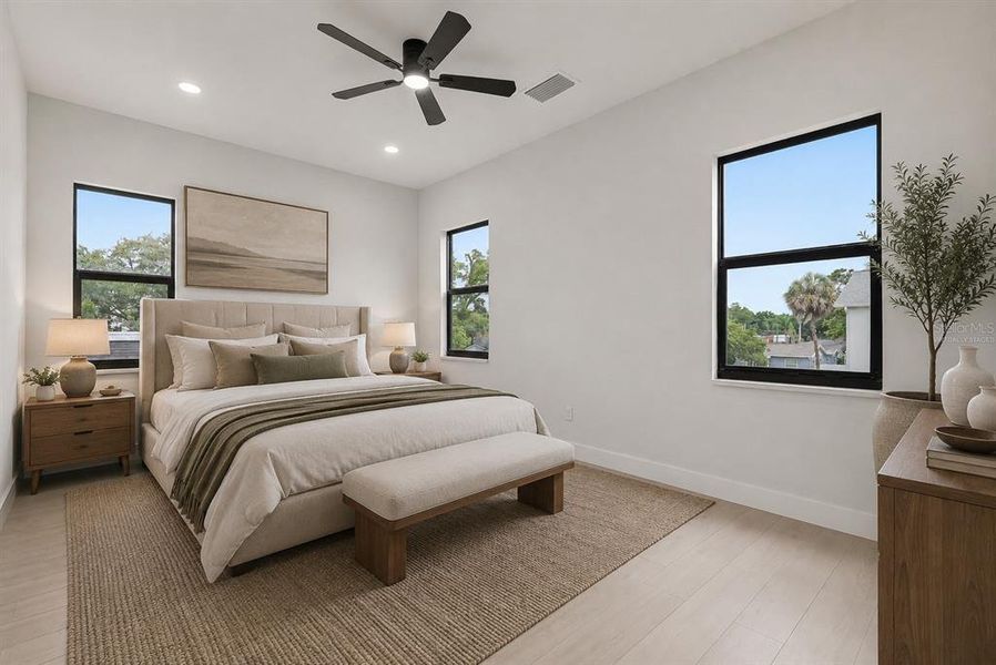 Furnished interior view inside a new home in , Tampa (Image 12).