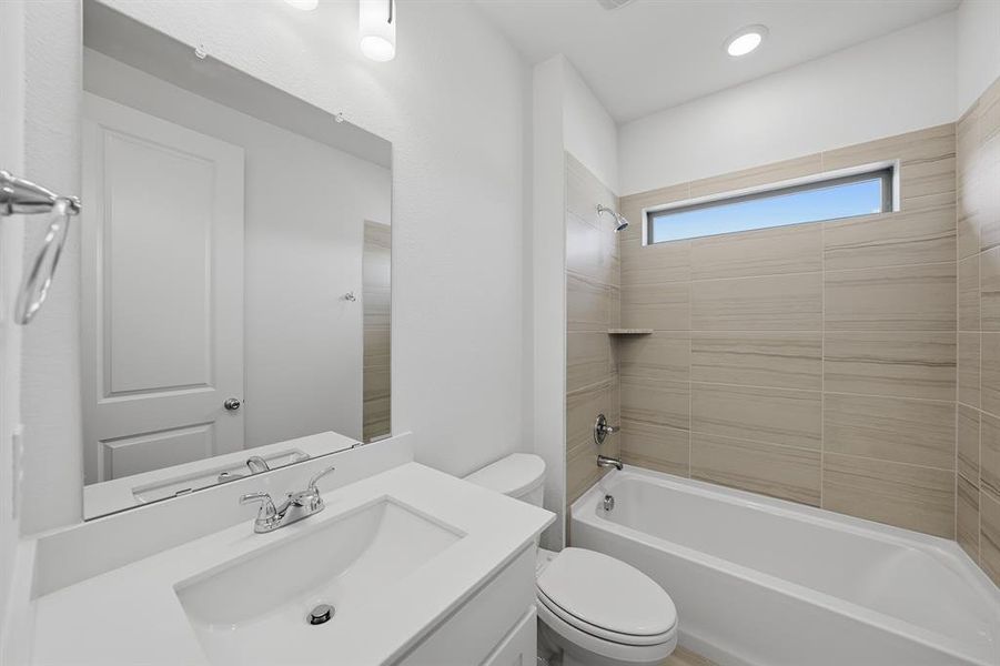 Furnished interior view inside a new home in Devonshire, Forney (Image 8). Furnished interior view inside a new home in Devonshire, Forney (Image 8).