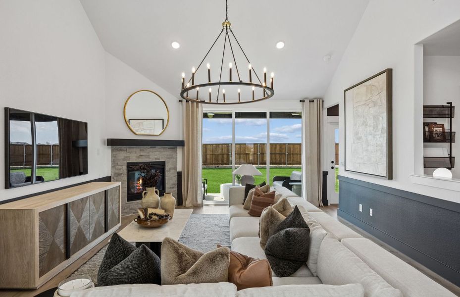 Representative furnished interior of a home built from the Rainier by Pulte Homes in Overland Grove, Forney (Image 14).